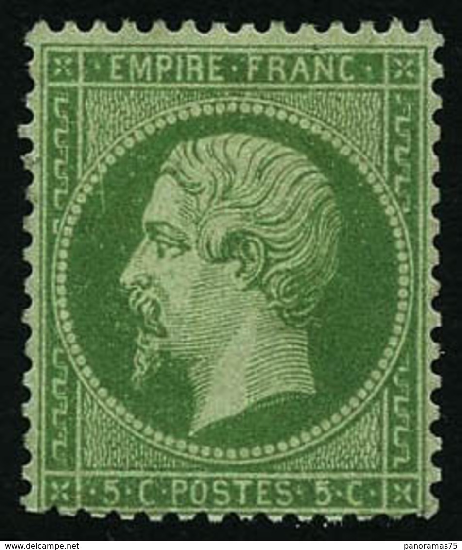 * N°20 5c Vert - TB - 1862 Napoleon III