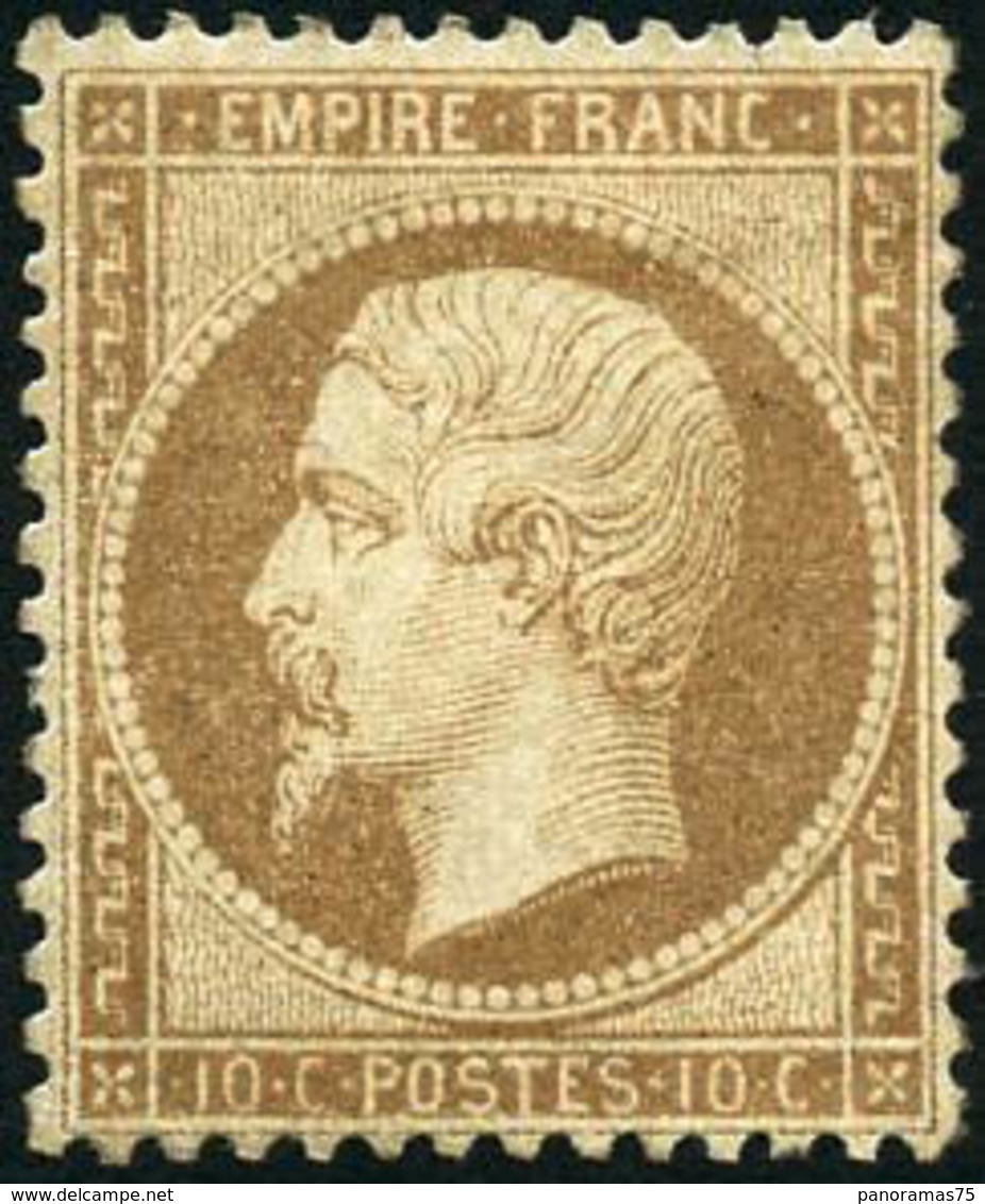 * N°21 10c Bistre, Très Bien Centré - TB - 1862 Napoleon III