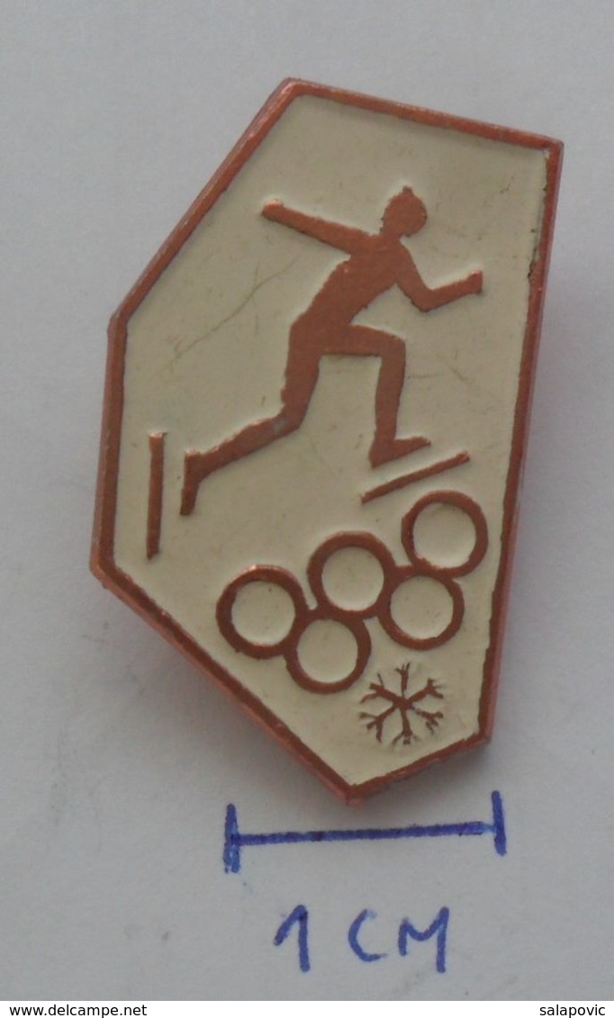 USSR Figure Skating, Racing Skates  - Soviet Sport OLYMPIC / OLYMPIAD  PINS BADGES PLAS - Eiskunstlauf