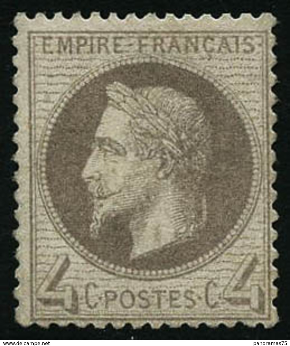 * N°27 4c Gris - TB - 1863-1870 Napoleone III Con Gli Allori