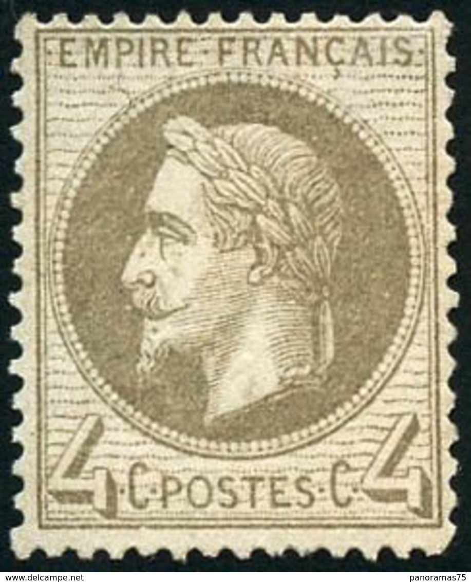 ** N°27A 4c Gris - TB - 1863-1870 Napoleon III With Laurels