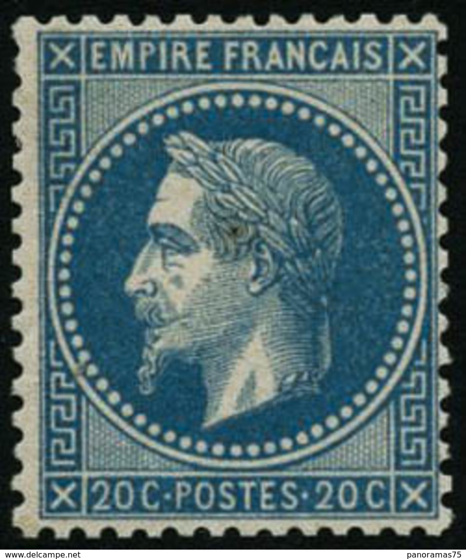 ** N°29B 20c Bleu, Type II - TB - 1863-1870 Napoléon III. Laure