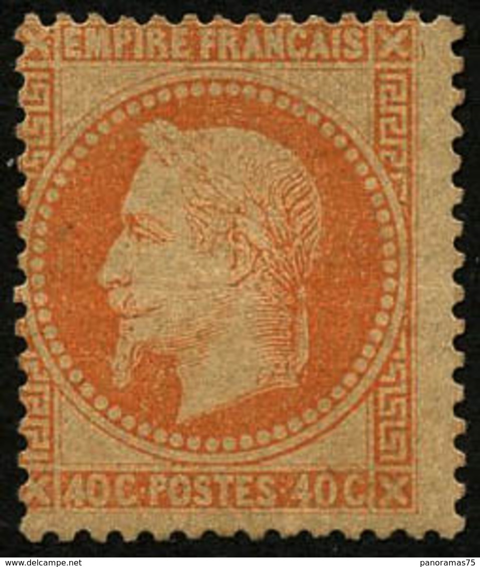 ** N°31 40c Orange, Signé JF Brun  - TB - 1863-1870 Napoleon III With Laurels