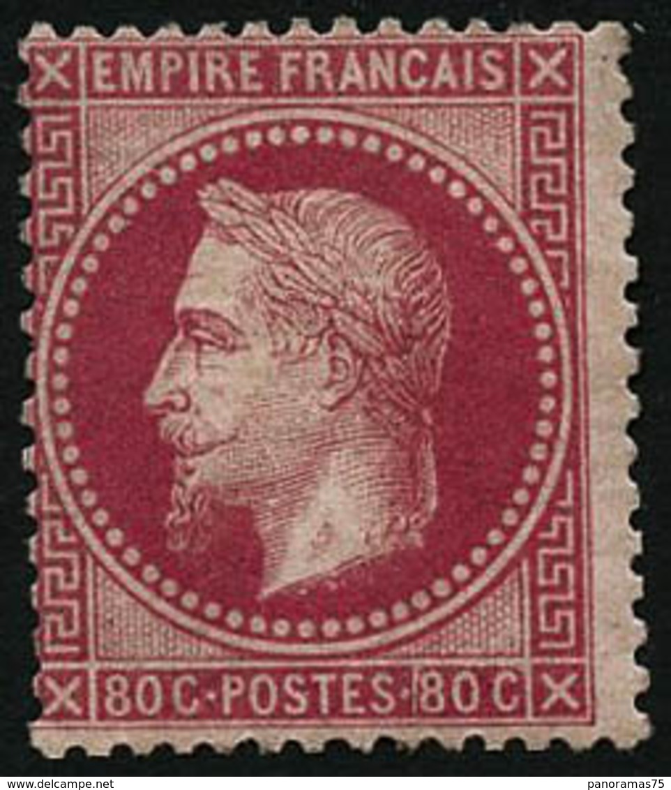 ** N°32 80c Rose, Signé Brun - TB - 1863-1870 Napoleon III With Laurels