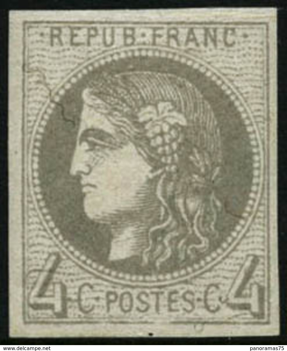 ** N°41B 4c Gris R2 - TB - 1870 Emissione Di Bordeaux