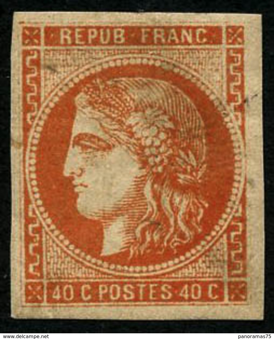 ** N°48 40c Orange - TB - 1870 Bordeaux Printing