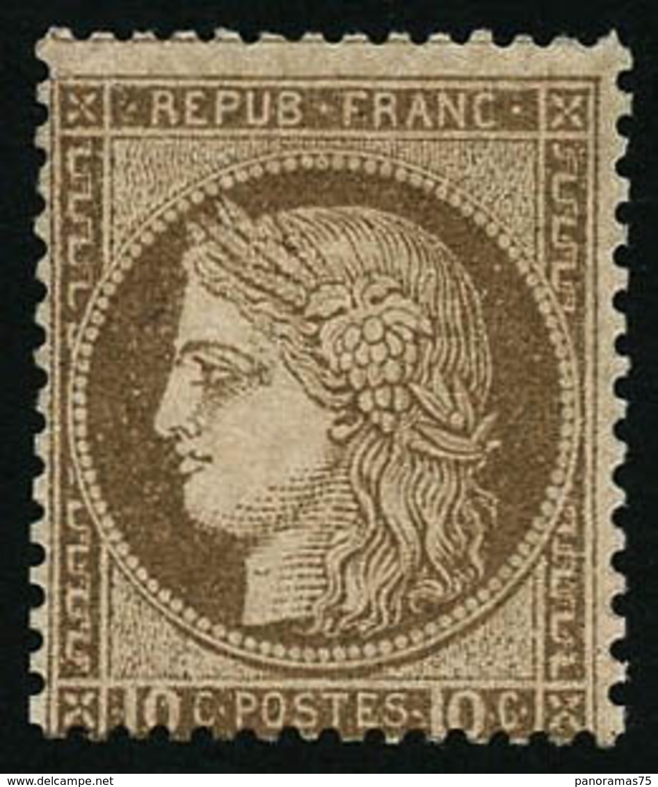 ** N°54 10c Brun S/rose - TB - 1871-1875 Ceres