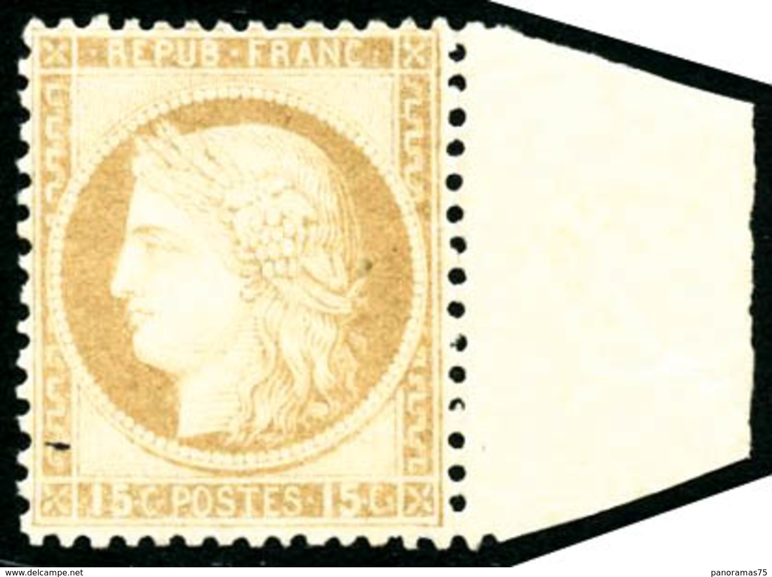 ** N°55 15c Bistre - TB - 1871-1875 Ceres