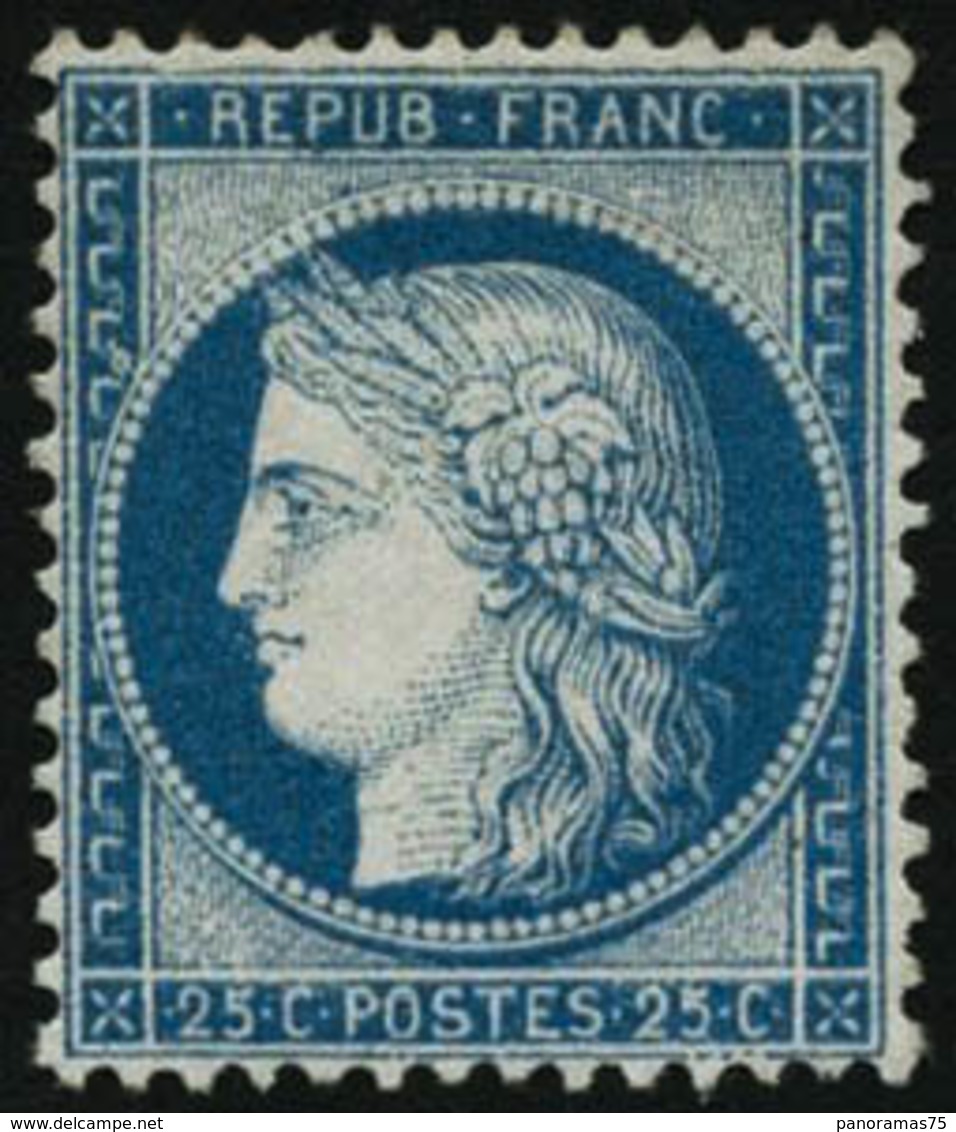 ** N°60A 25c Bleu, Type I - TB - 1871-1875 Ceres