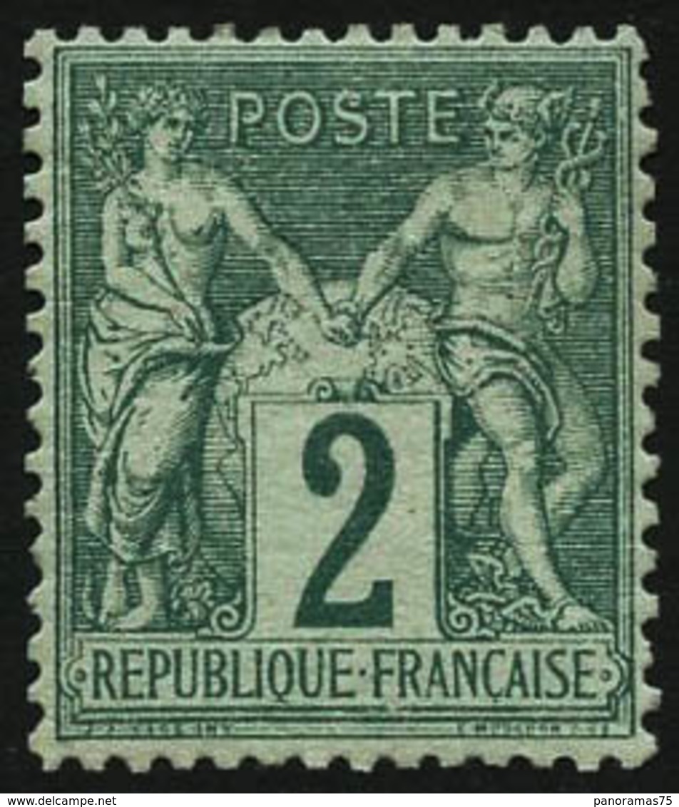 ** N°62 2c Vert - TB - 1876-1878 Sage (Type I)