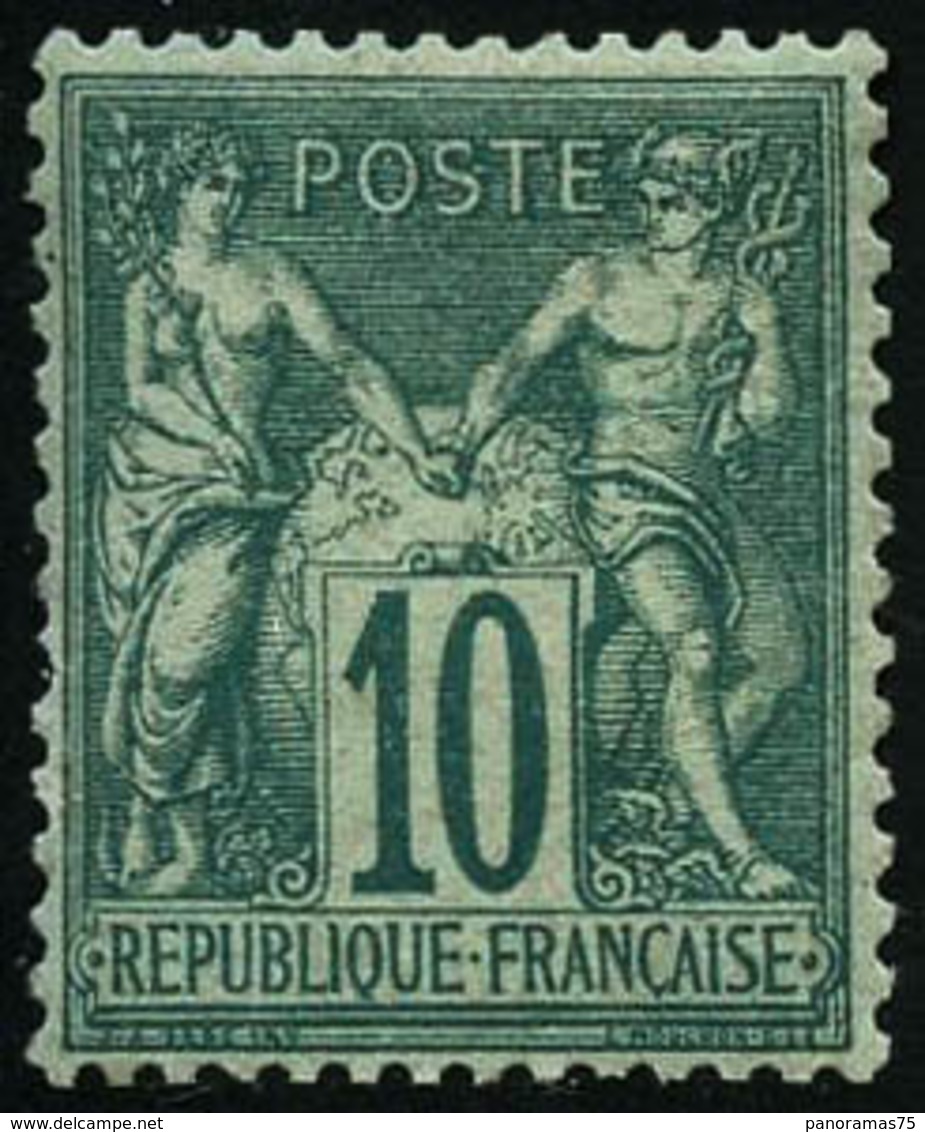 ** N°65 10c Vert, Luxe - TB - 1876-1878 Sage (Type I)