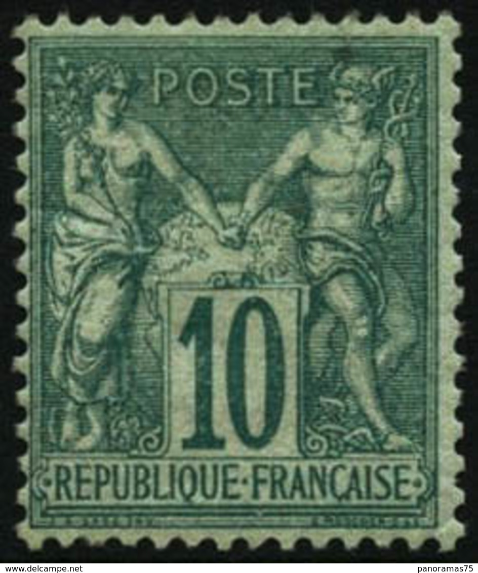 ** N°65 10c Vert, Pièce De Luxe Fraicheur Postale - TB - 1876-1878 Sage (Type I)