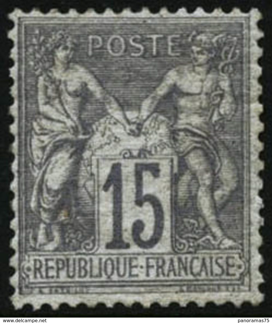** N°66 15c Gris, Pièce De Luxe - TB - 1876-1878 Sage (Type I)
