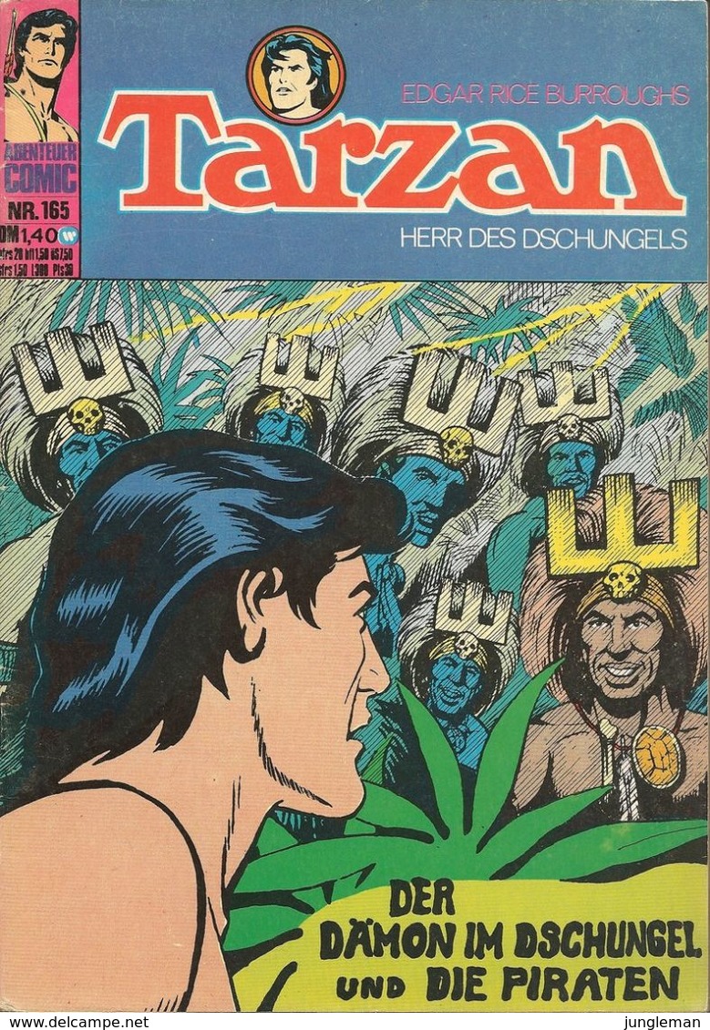 Tarzan Herr Des Dschungels N° 165 - En Allemand - 1974 - Williams Verlag GmbH - TBE - Other & Unclassified