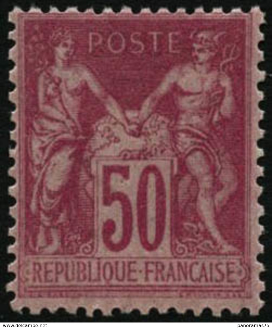 ** N°104 50c Rose, Pièce Luxe - TB - 1876-1878 Sage (Tipo I)
