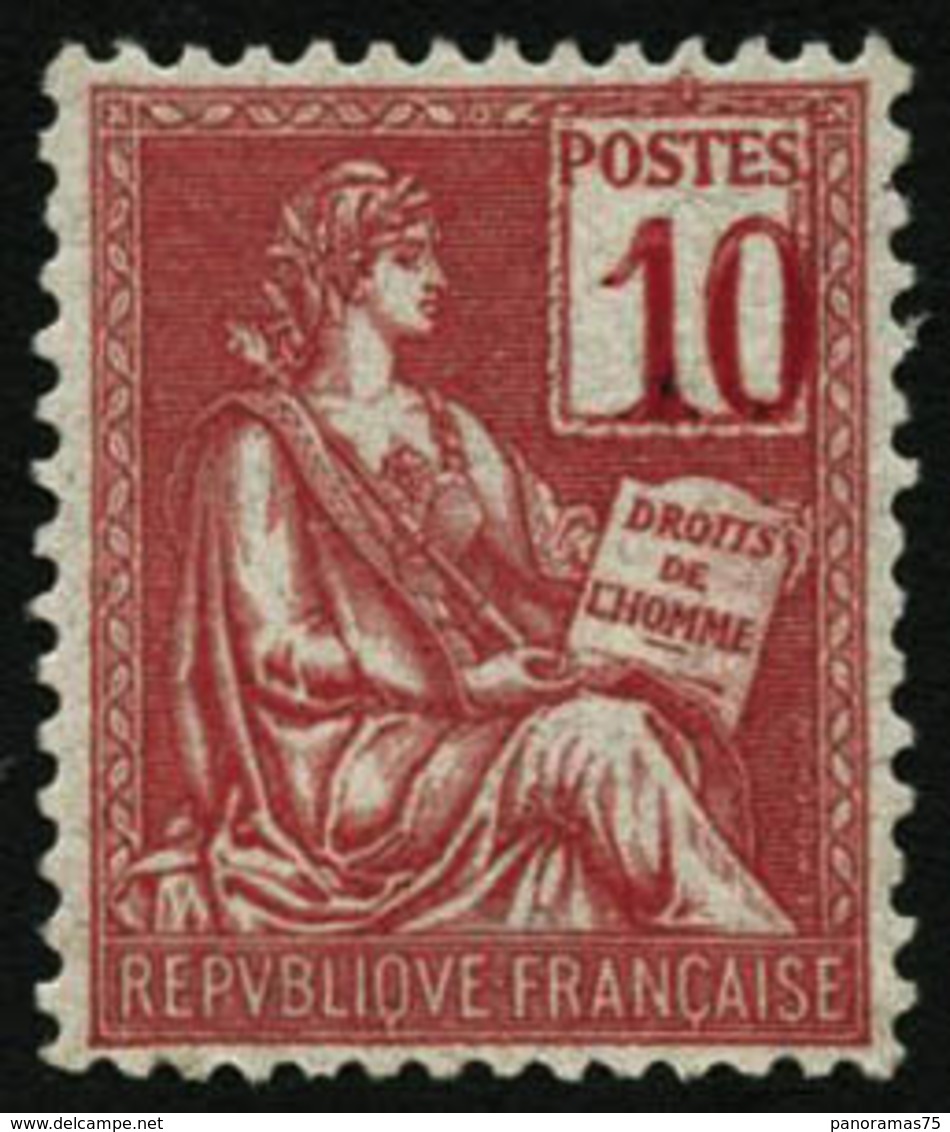 ** N°112a 10c Rose, Chiffres Déplacés - TB - Other & Unclassified