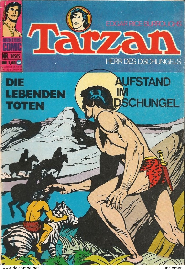 Tarzan Herr Des Dschungels N° 166 - En Allemand - 1974 - Williams Verlag GmbH - TBE - Autres & Non Classés