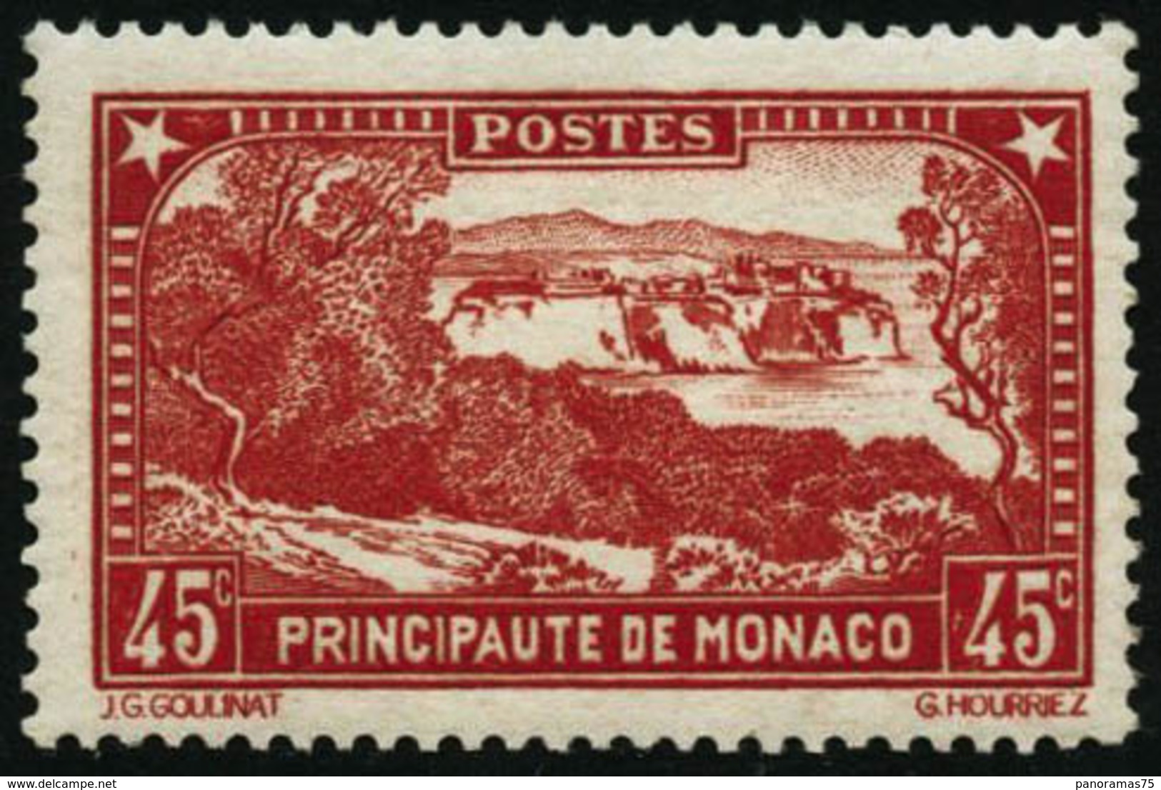 ** N°123a 45c Rouge Brique, Signé Calves - TB - Other & Unclassified