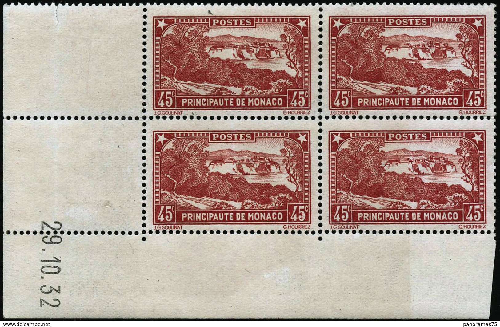 ** N°123a 45c Rouge Brique, CD 29/10/32 - TB - Other & Unclassified