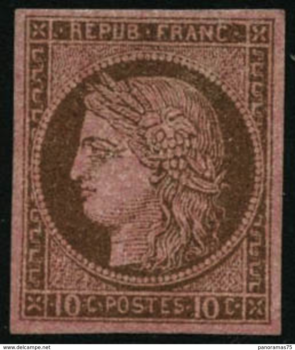 * N°18 10c Brun S/rose - TB - Other & Unclassified