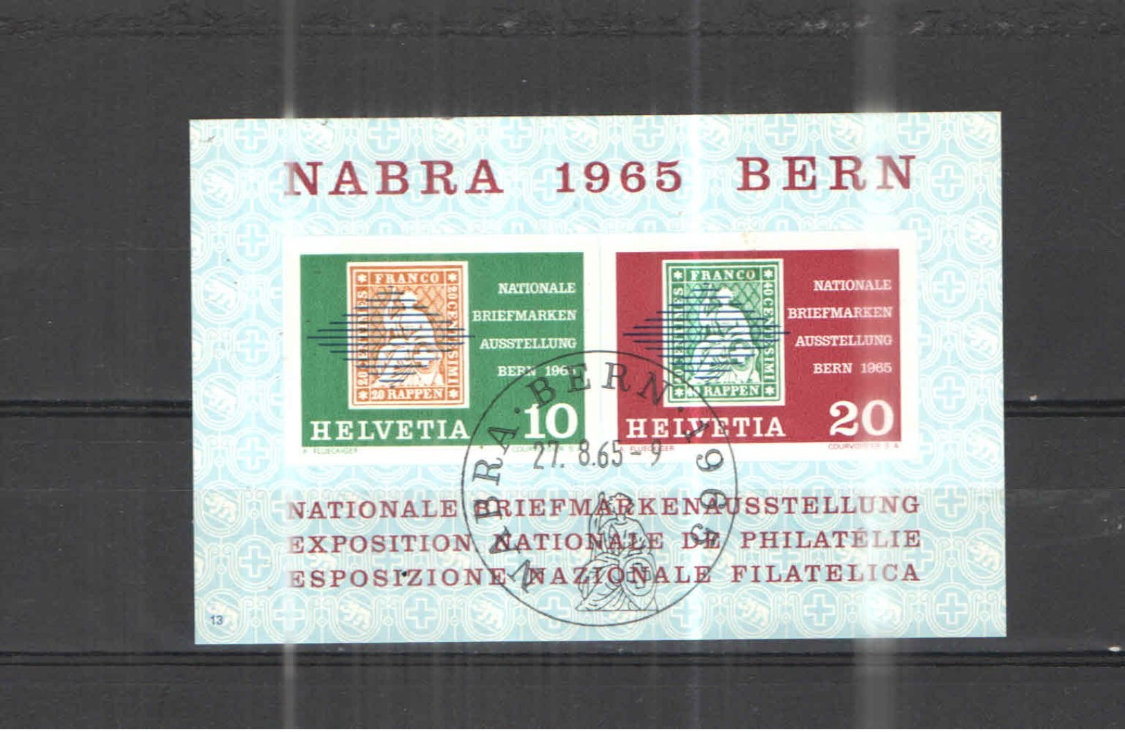 Svizzera SP.1965 Nabra S/s Scott.B344+See Scans - Gebraucht