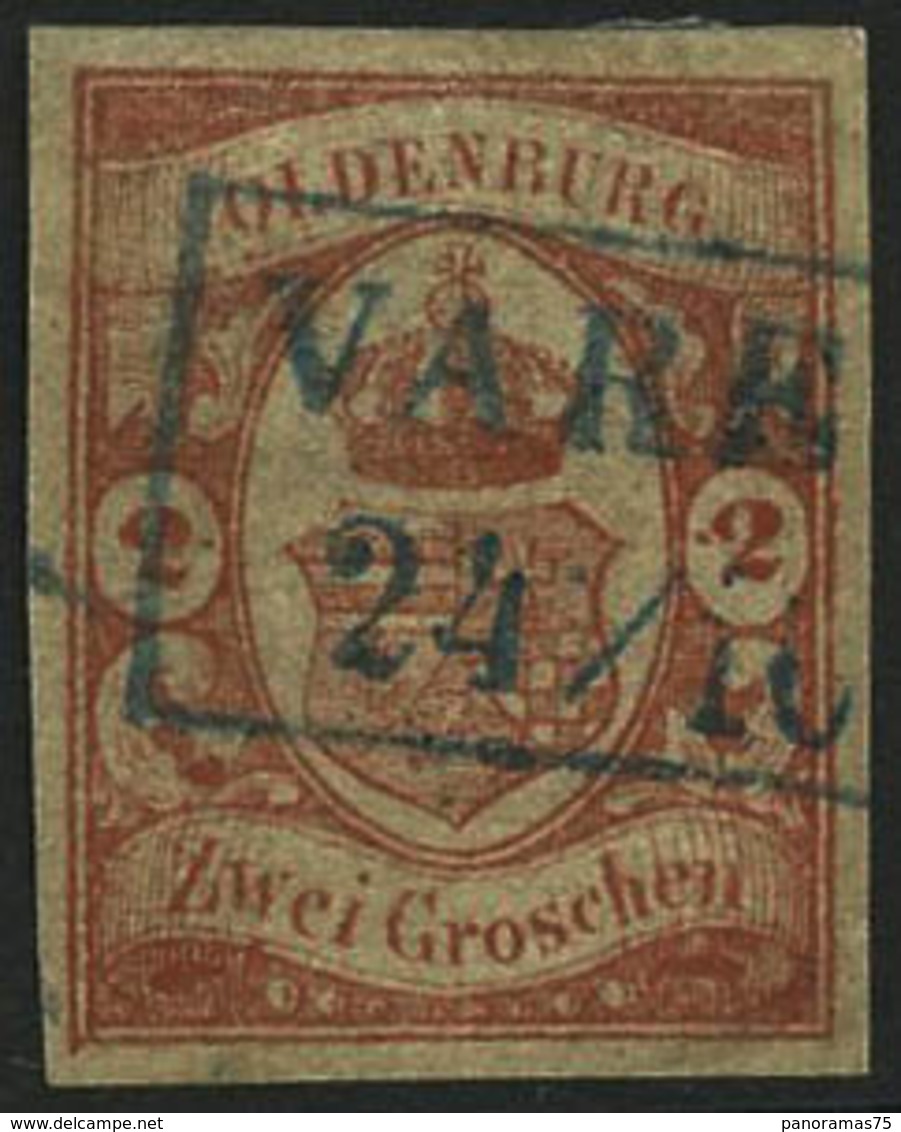 Oblit. N°13 2g Rouge - TB - Oldenburg