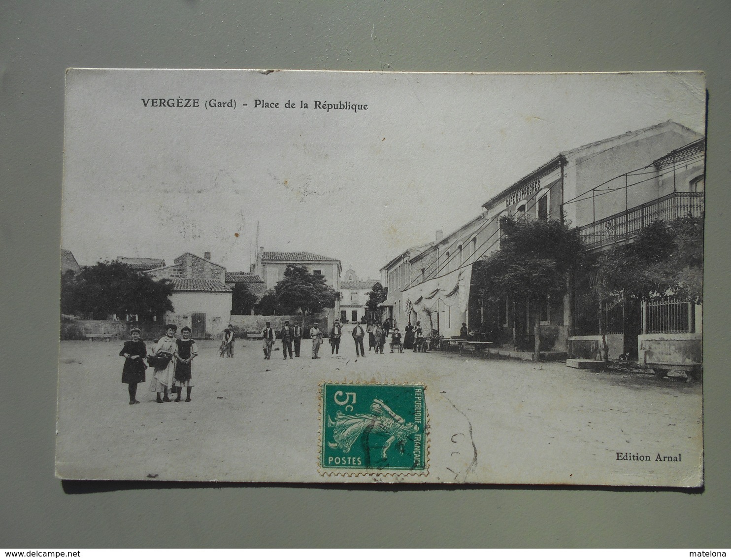 GARD VERGEZE PLACE DE LA REPUBLIQUE - Vergèze