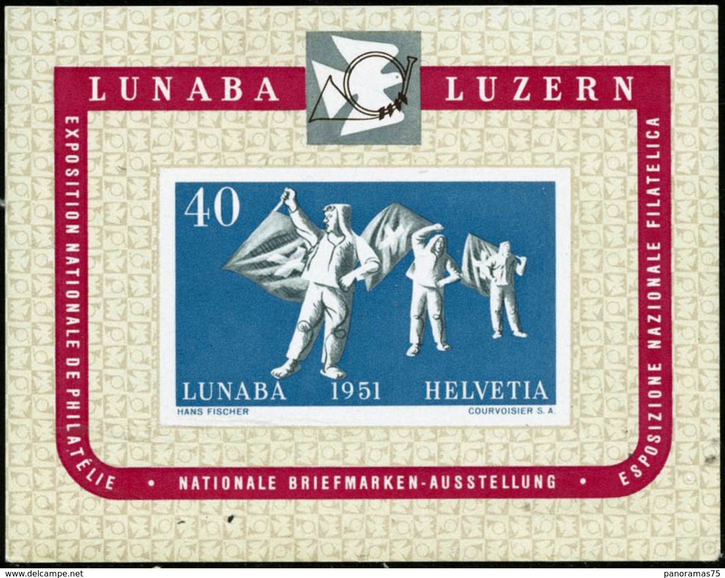 ** N°14 Le Bloc Lunaba 1951 - TB - Andere & Zonder Classificatie