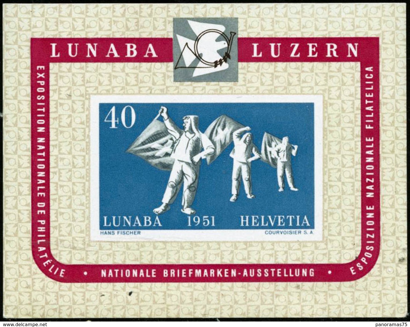 ** N°14 Le Bloc Lunaba 1951 - TB - Other & Unclassified