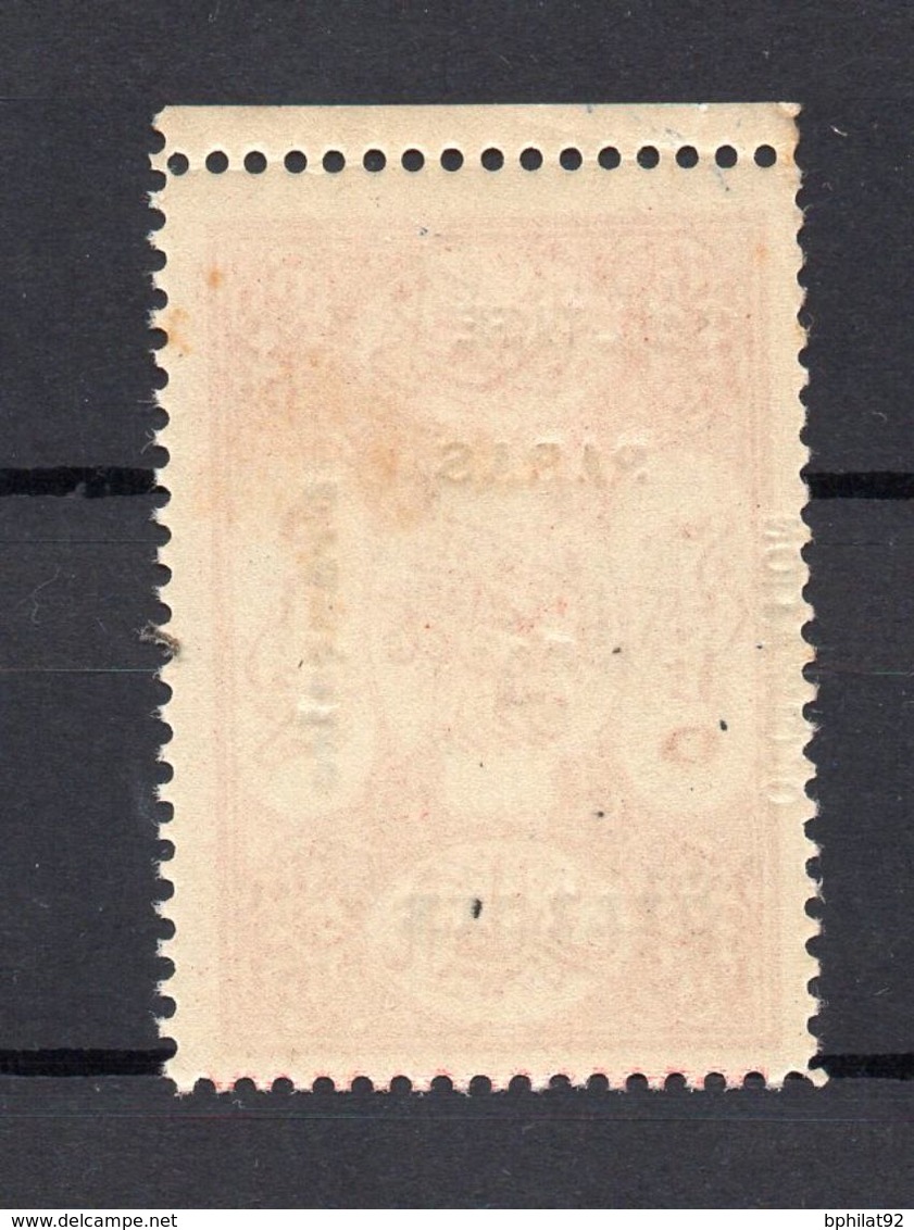 !!! CILICIE N°78 SURCHARGE DOUBLE NEUF ** - Unused Stamps