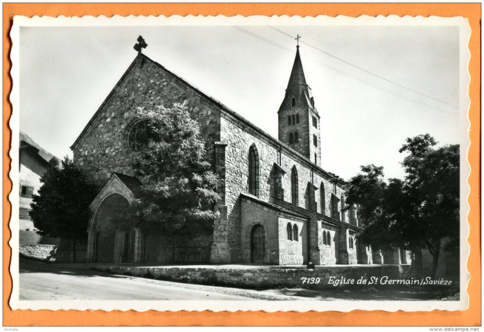 A273, Savièse, Eglise De St. Germain, 7139, Perrochet, Non Circulée - Savièse