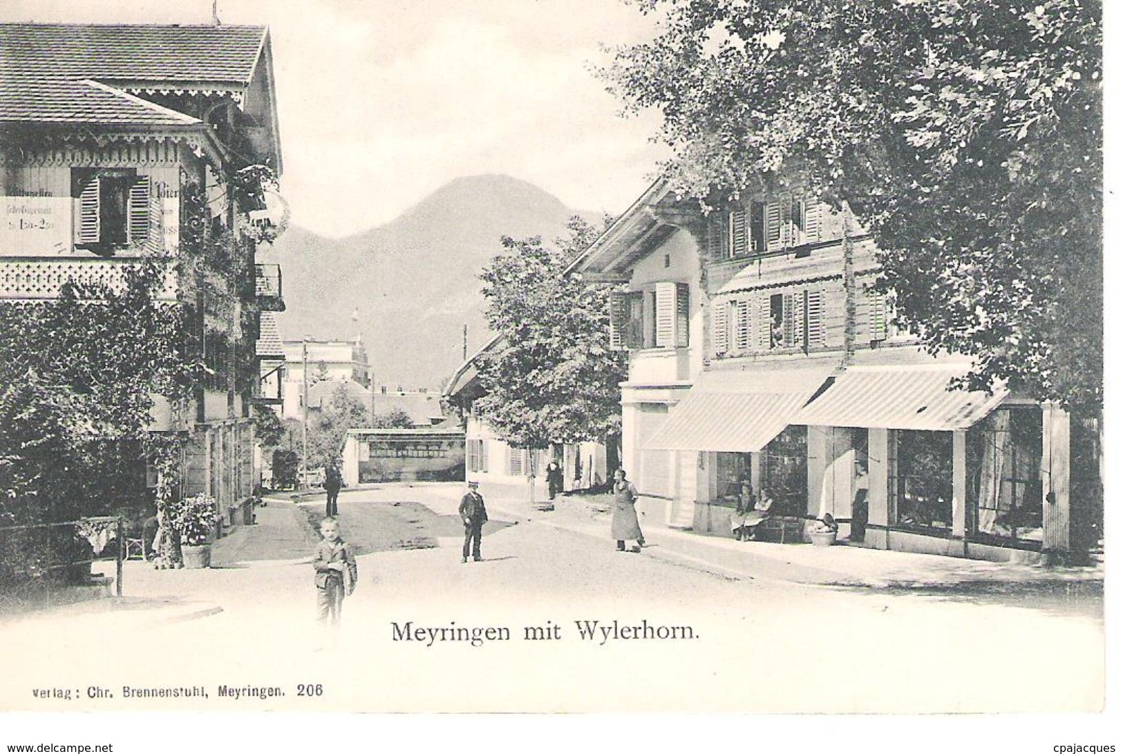 CANTON DE BERNE :MEYRINGEN MIT WYLERHORN . - Bern