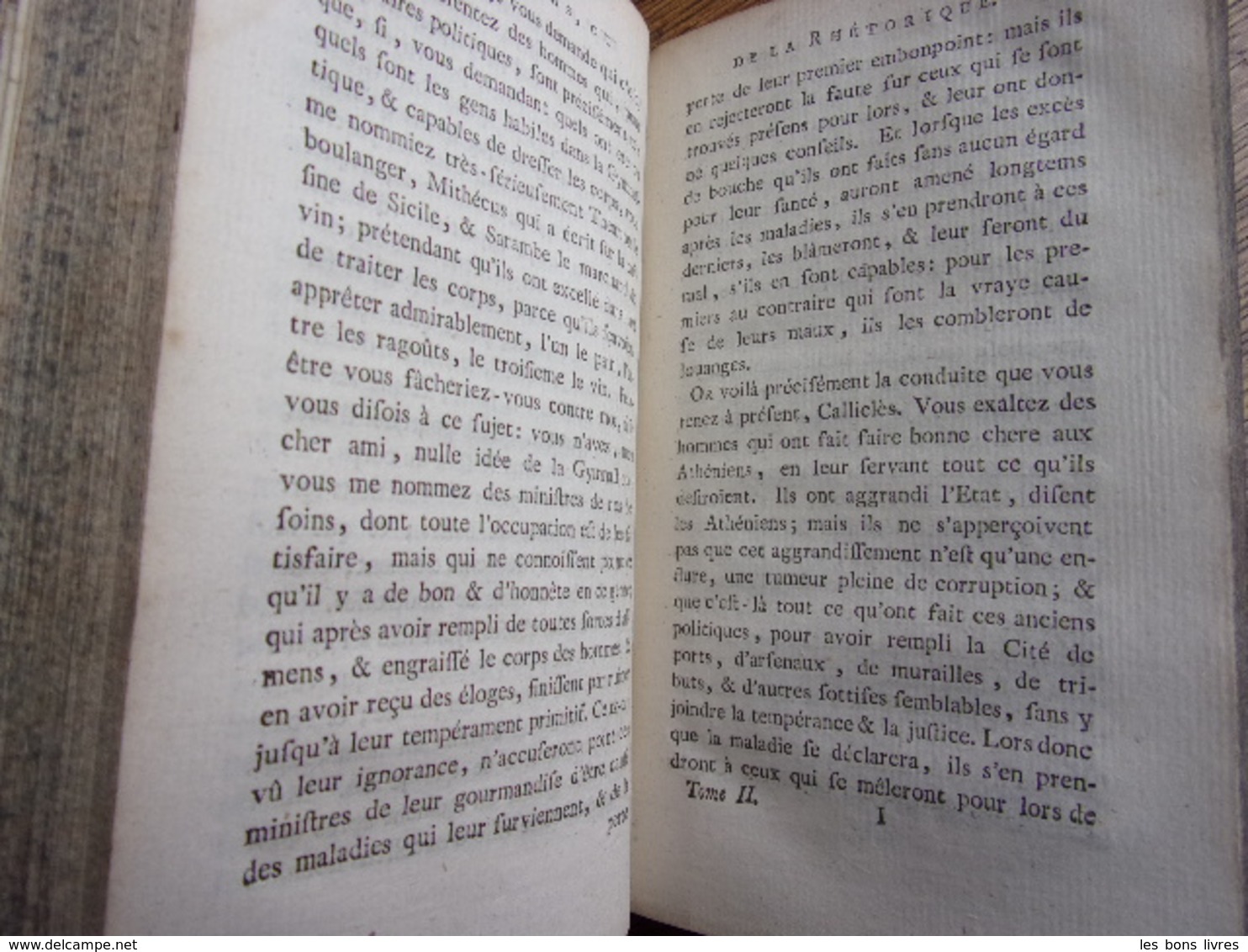 DIALOGUES DE PLATON Par Le Traducteur De La République - Tot De 18de Eeuw