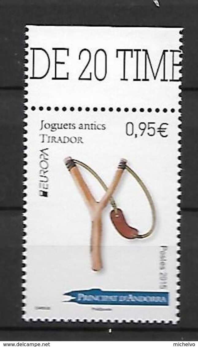 Andorre 2015 - Yv N° 767 ** - Europa - Jouet Antique - Tirador (Mi N° 788) - Nuovi