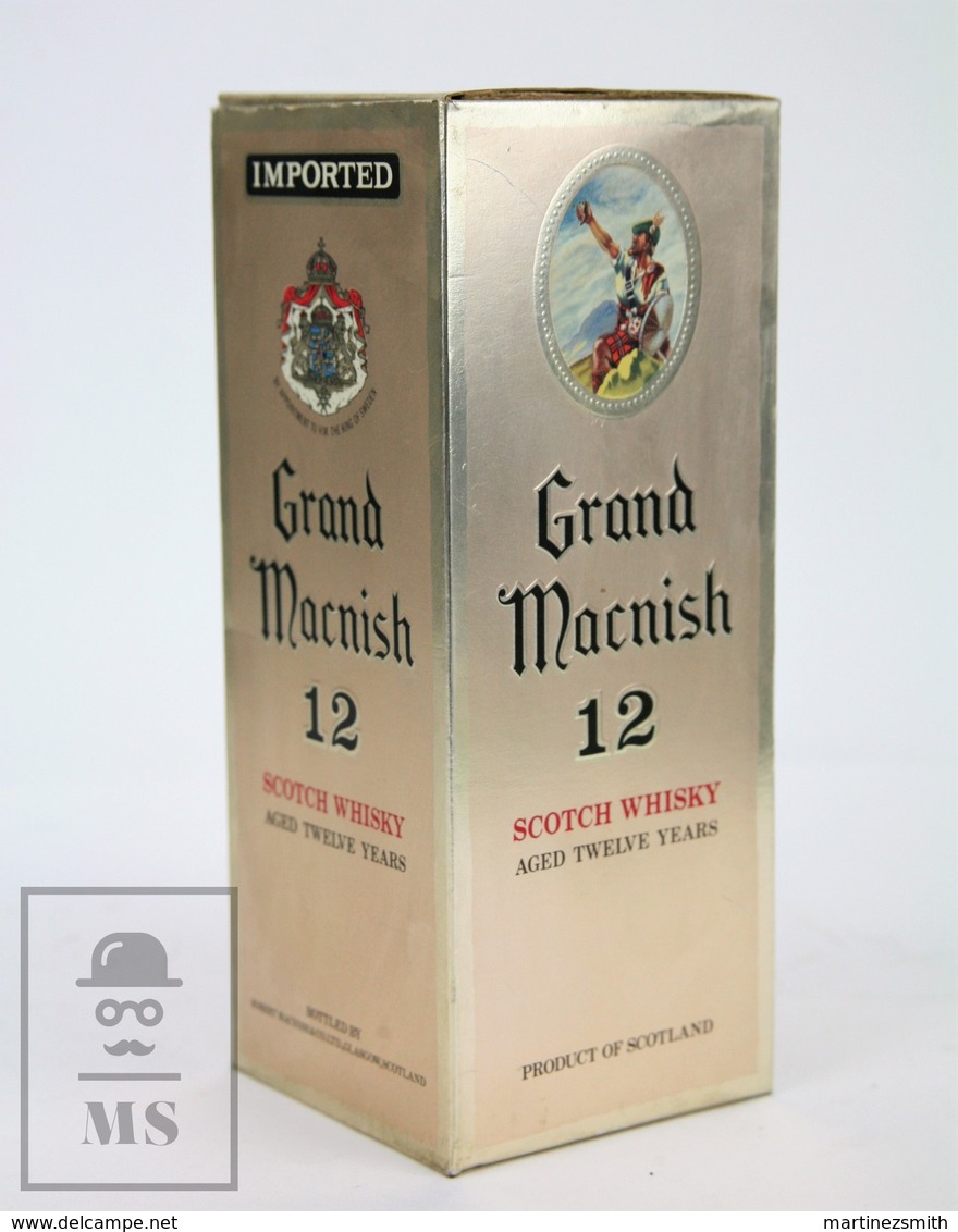 Empty Grand Macnish 12 Years Old Scotch Whisky Presentation Box - Otros & Sin Clasificación