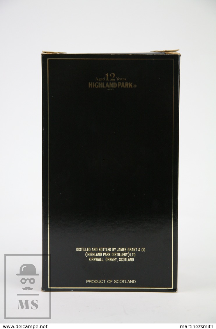 Empty Highland Park Aged 12 Years Single Malt Scotch Whisky Presentation Box - Other & Unclassified