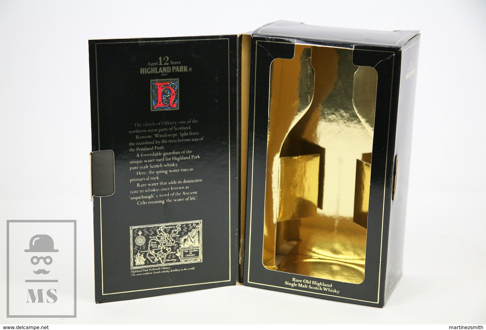 Empty Highland Park Aged 12 Years Single Malt Scotch Whisky Presentation Box - Other & Unclassified