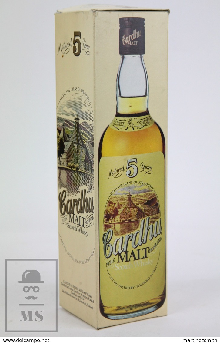 Empty Cardhu Pure Highland Malt Scotch Whisky 5 Years Old Presentation Box - Otros & Sin Clasificación