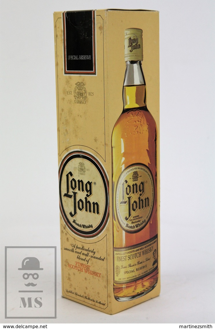 Empty Long John Finest Scotch Whisky Presentation Box - Otros & Sin Clasificación