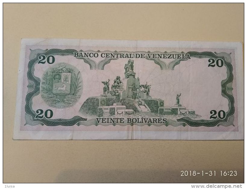 20 Bolivares 1989 - Venezuela