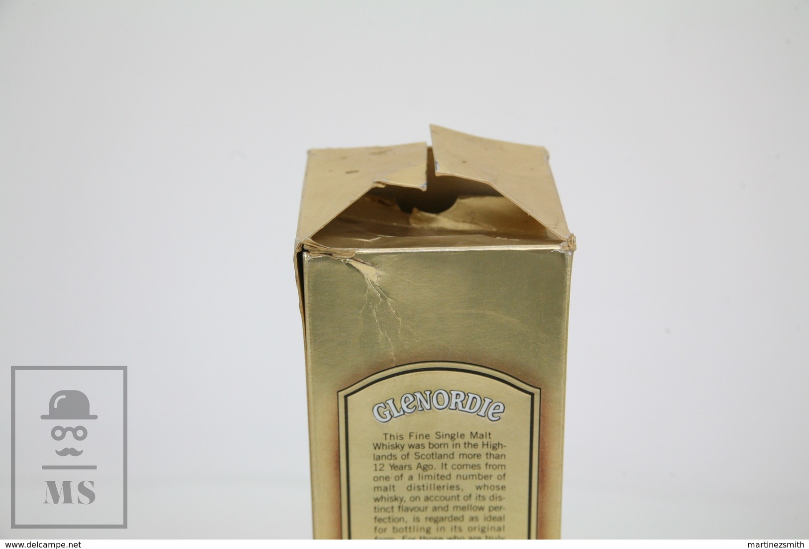 Empty Vintage Glenordie Single Malt Scotch Whisky 12 Years Old Presentation Box - Otros & Sin Clasificación