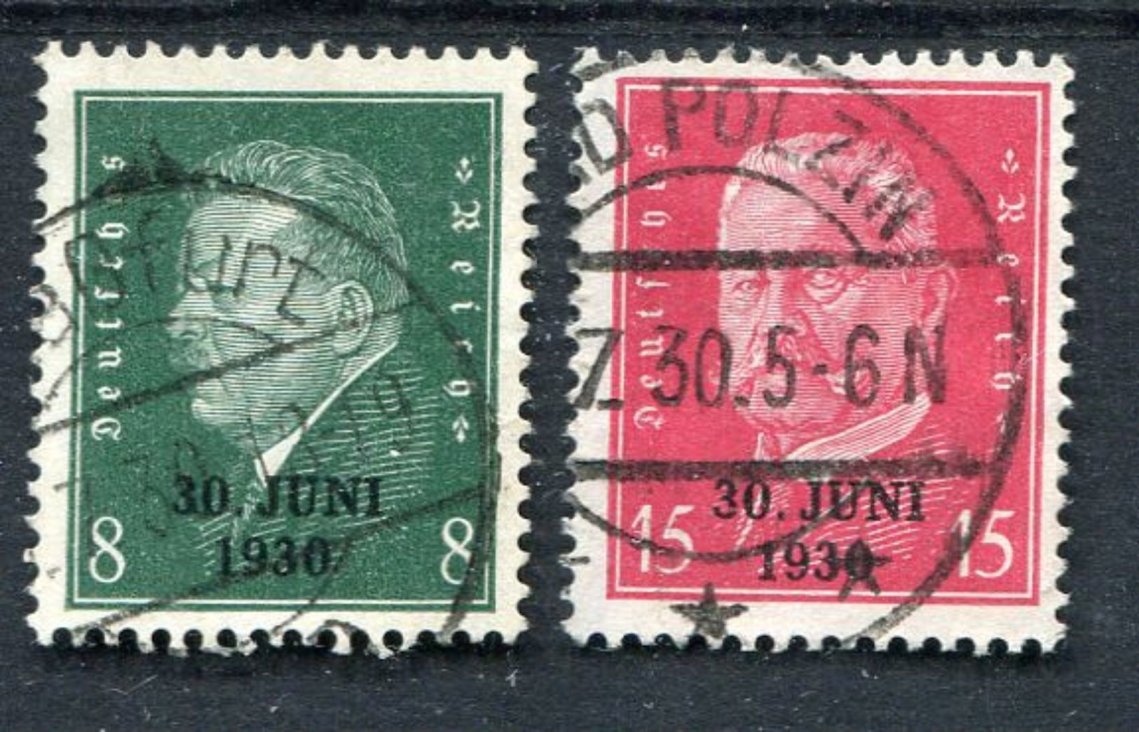 Deutsches Reich  Freimarken  Reichspräsidenten GALERIE II  Schöne Stempel    Siehe Bild - Gebraucht