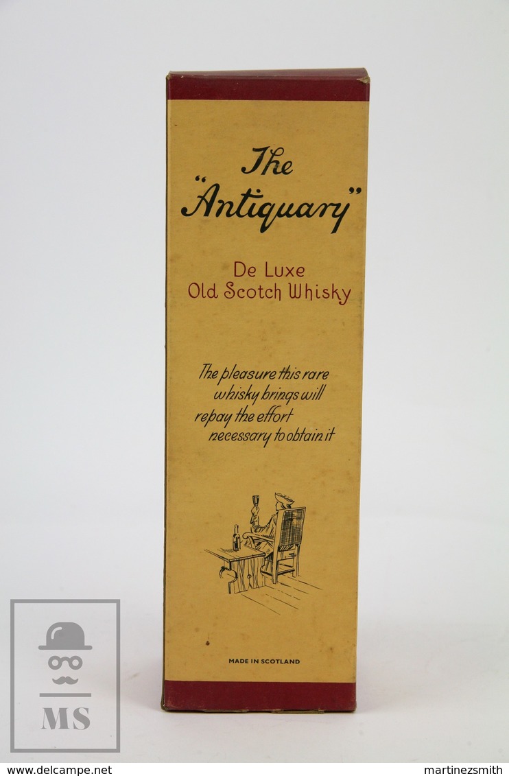 Empty The Antiquary De Luxe Old Scotch Whisky Limited J. Mardie Presentation Box - Otros & Sin Clasificación