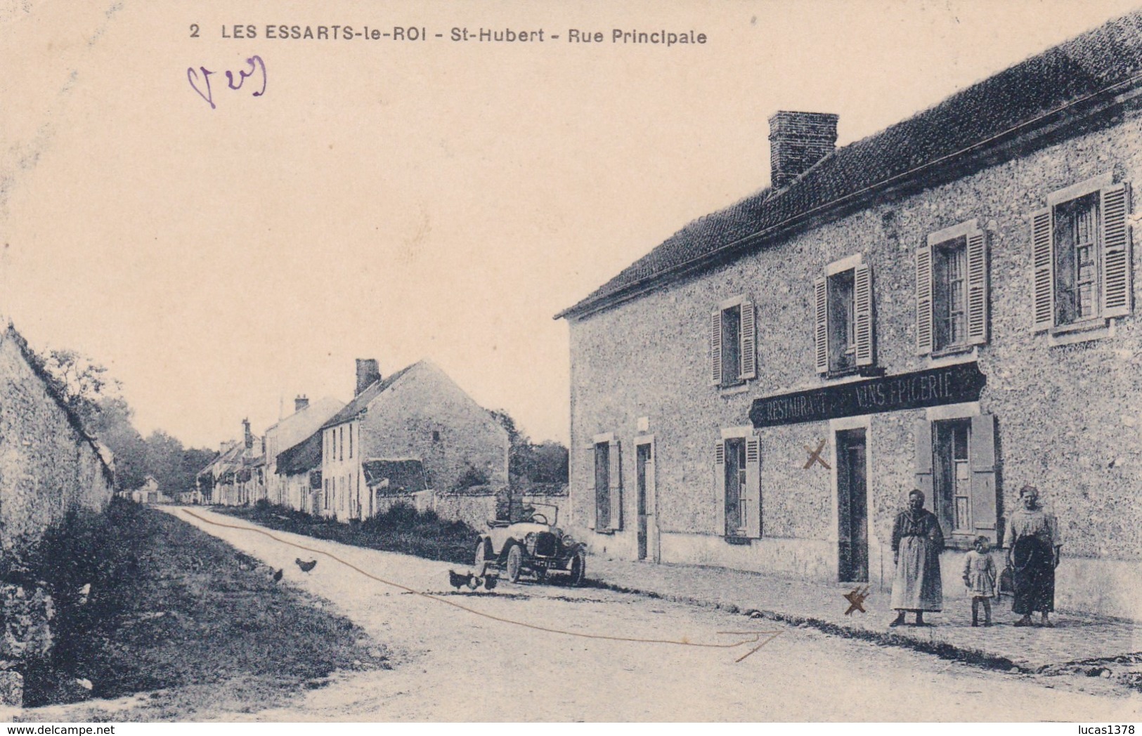 78 / LES ESSARTS LE ROI / ST HUBERT / RUE PRINCIPALE - Les Essarts Le Roi