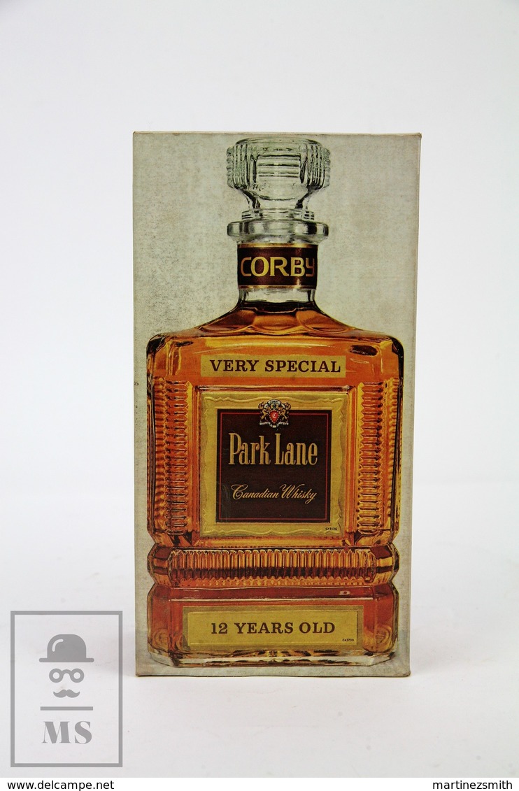 Empty Corby Very Special Park Lane Canadian Whisky 12 Years Old Presentation Box - Otros & Sin Clasificación