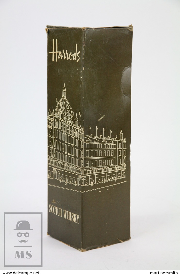 Empty Harrods Of Knightsbridge De Luxe Blended Scotch Whisky Presentation Box - Otros & Sin Clasificación