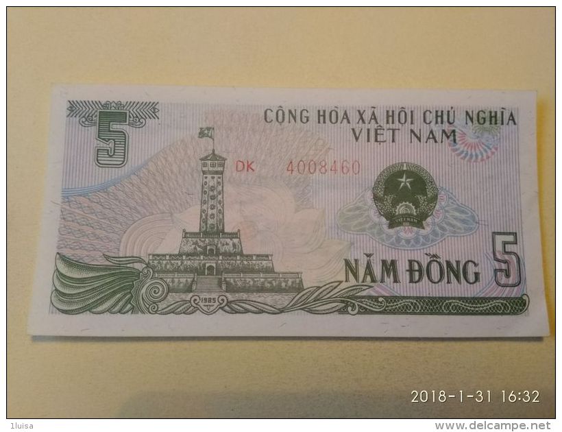 5 Dong 1985 - Vietnam