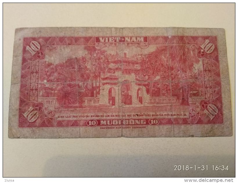 10 Dong 1962 - Vietnam