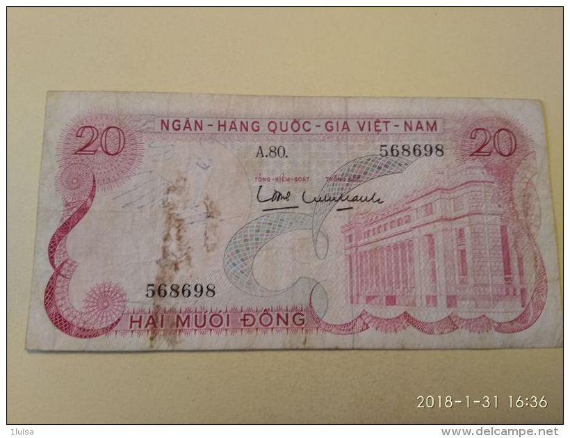 20 Dong 1969 - Vietnam