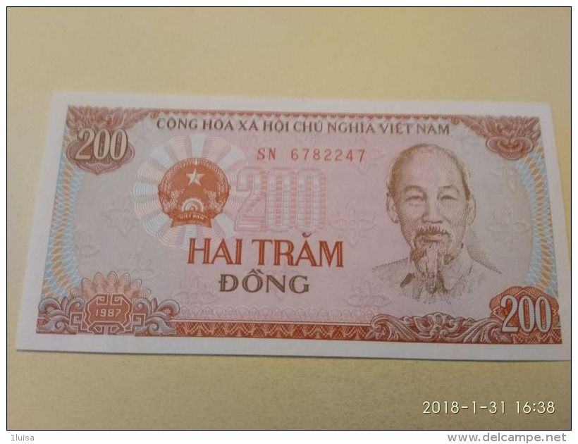 200 Dong 1987 - Vietnam